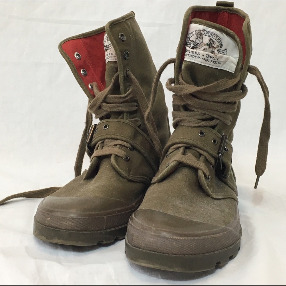 Polo canvas hightop sneakers