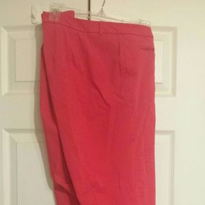 Bright Pink Crop Pants