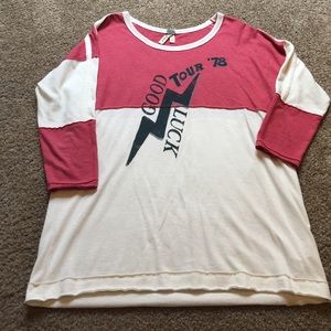 Free people 3/4 sleeve