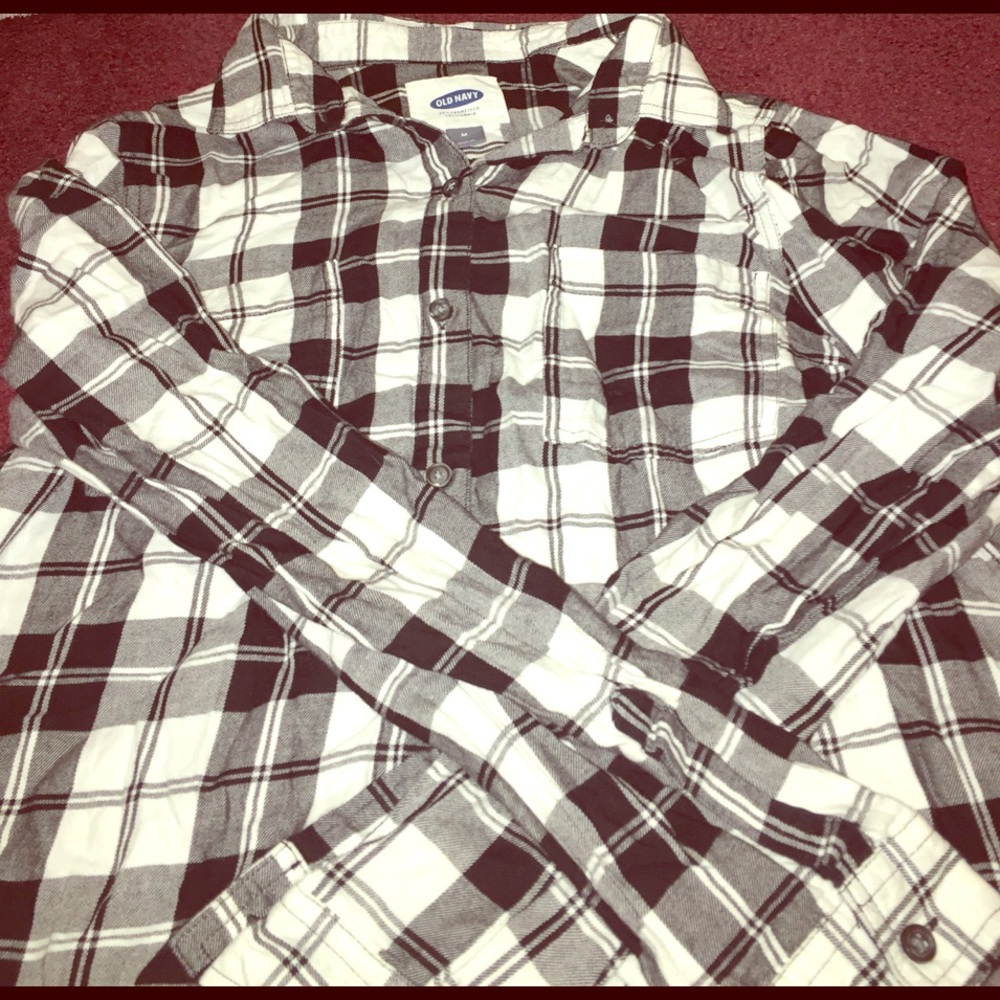 Plaid old navy flannel