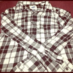 Plaid old navy flannel