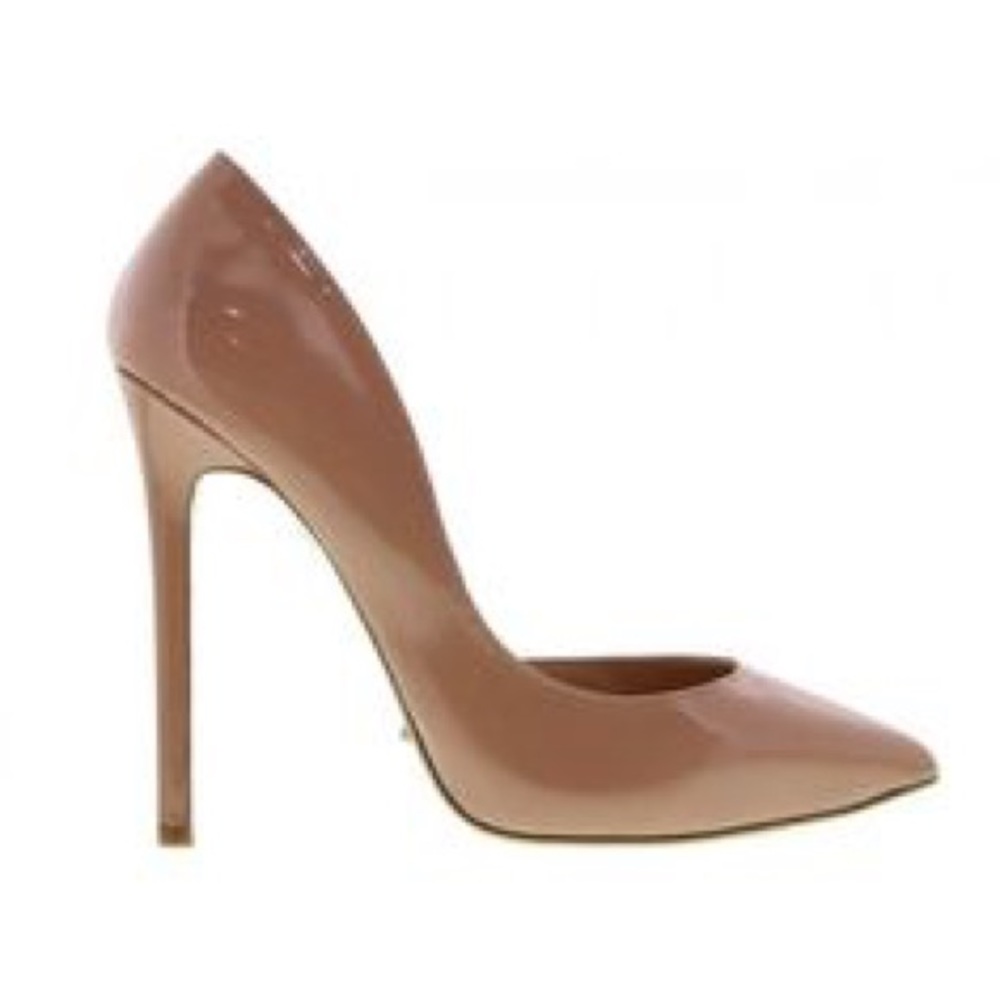 Tony Bianco Nude Patent D'Orsay Pumps