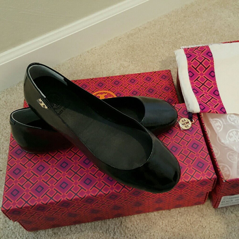 NIB Tory Burch minnie travel ballet flats