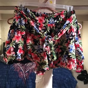 Tropical Flowy Shorts