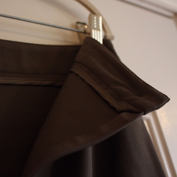 NWT Patrizia Pepe Grey Back-Zip Mini Skirt - Picture 5 of 8