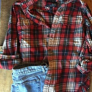 Vintage Men's Size Small Flannel Old Navy