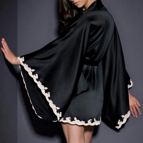 Sexy SuperShero Other - 🌑NEW! Black Silky Kimono