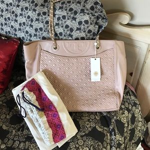 Nude/blush shoulder bag