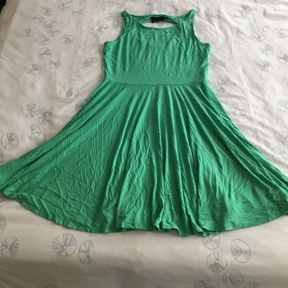 Green float dress