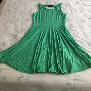 Green float dress