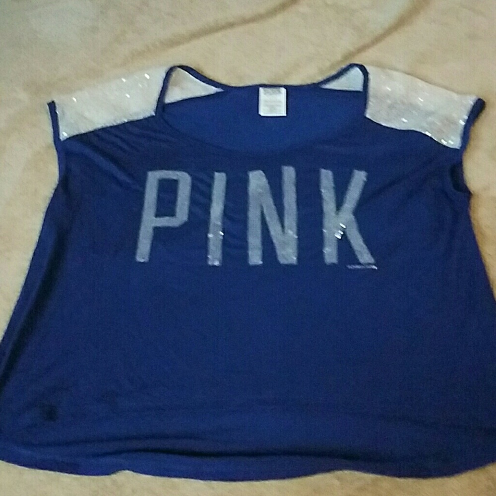 VS crop bling shirt