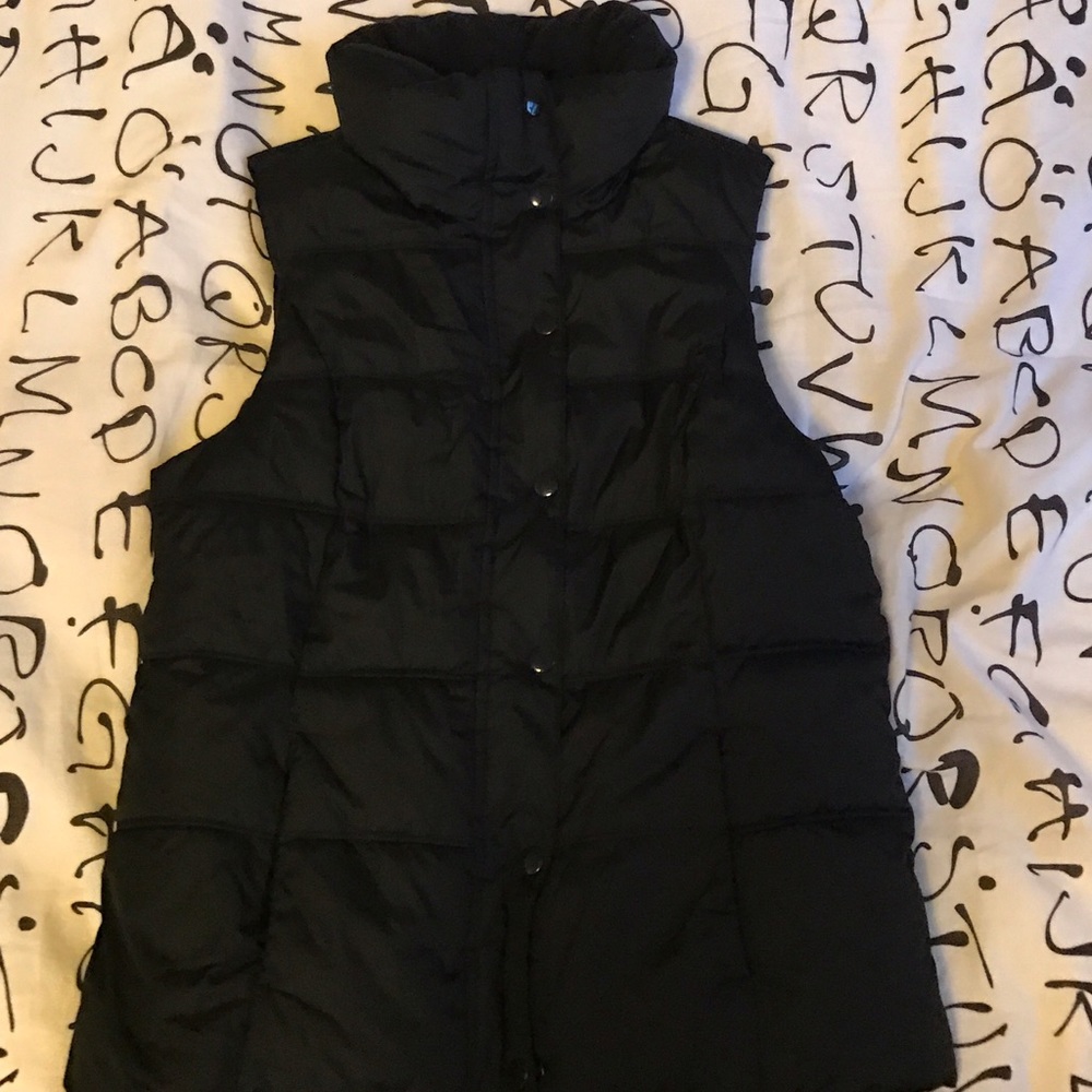 Black jacket vest