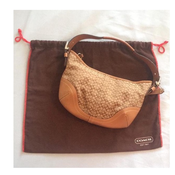 Coach Bags Coach Signature Purse W Dust Bag Poshmark