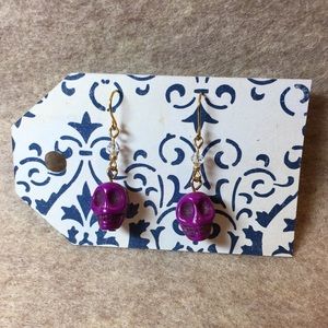 Purple Skull 💀Earrings