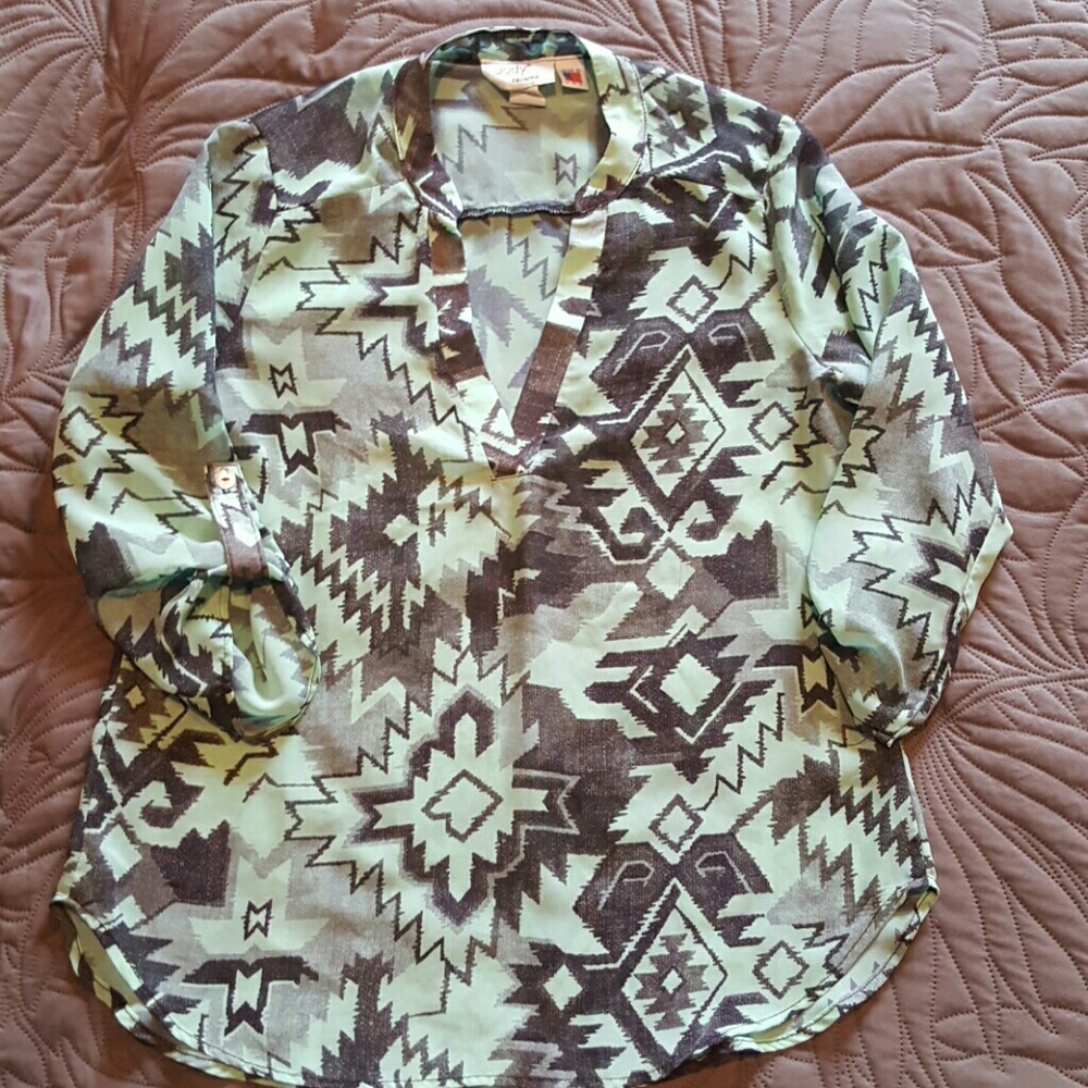 3/4 sleeve blouse