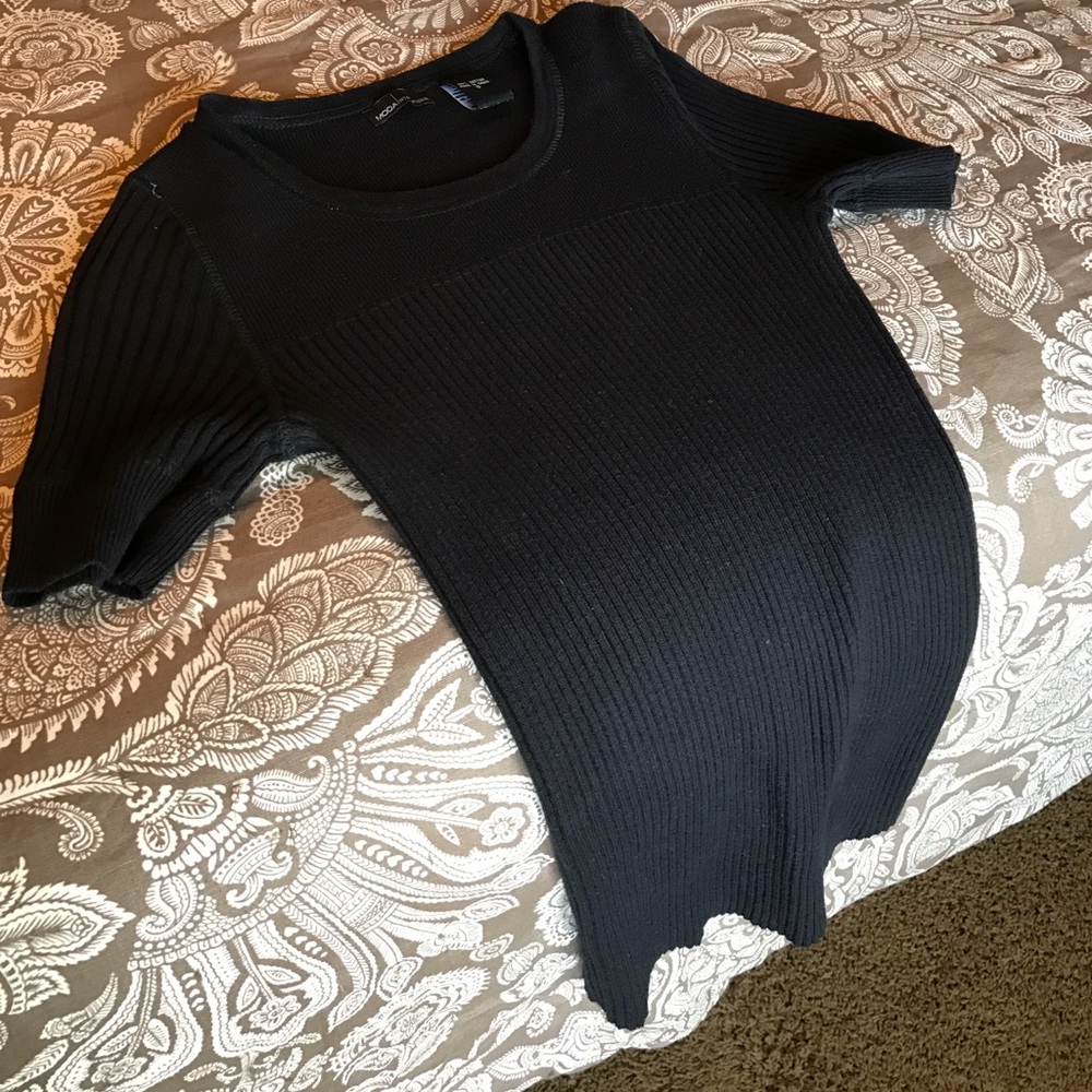 Victoria's Secret ribbed black top small