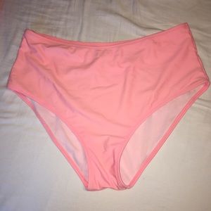 High waisted bikini bottoms