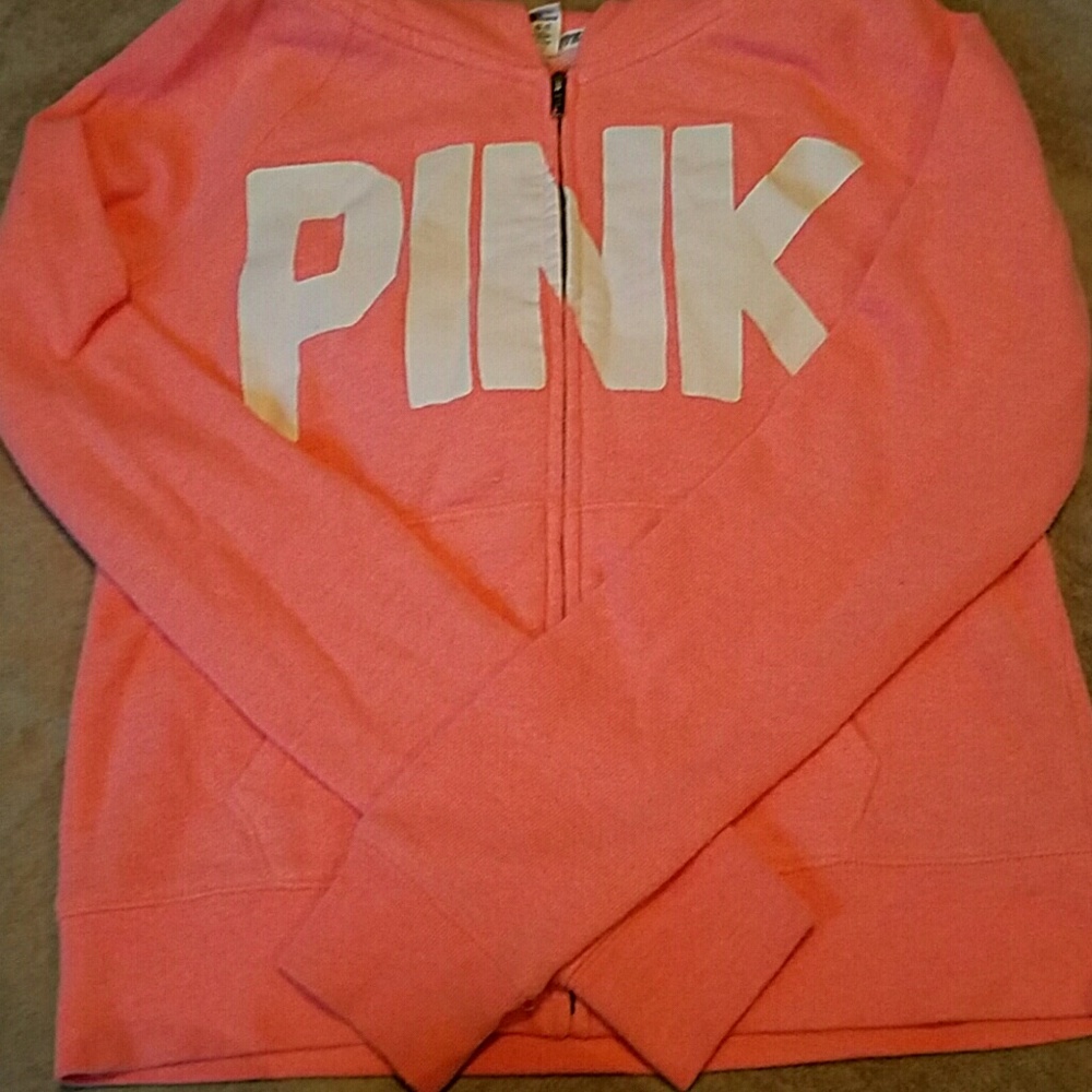 Victoria secret peach hoodie!