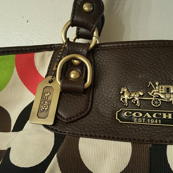 Authentic Gently Used Coach Purse - Picture 3 of 4