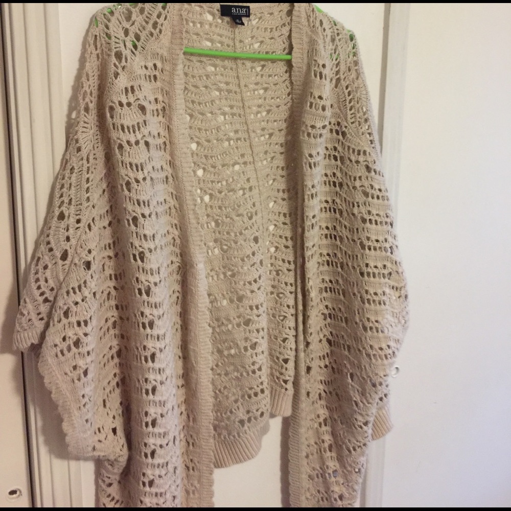 a.n.a 1X Crochet Cardigan