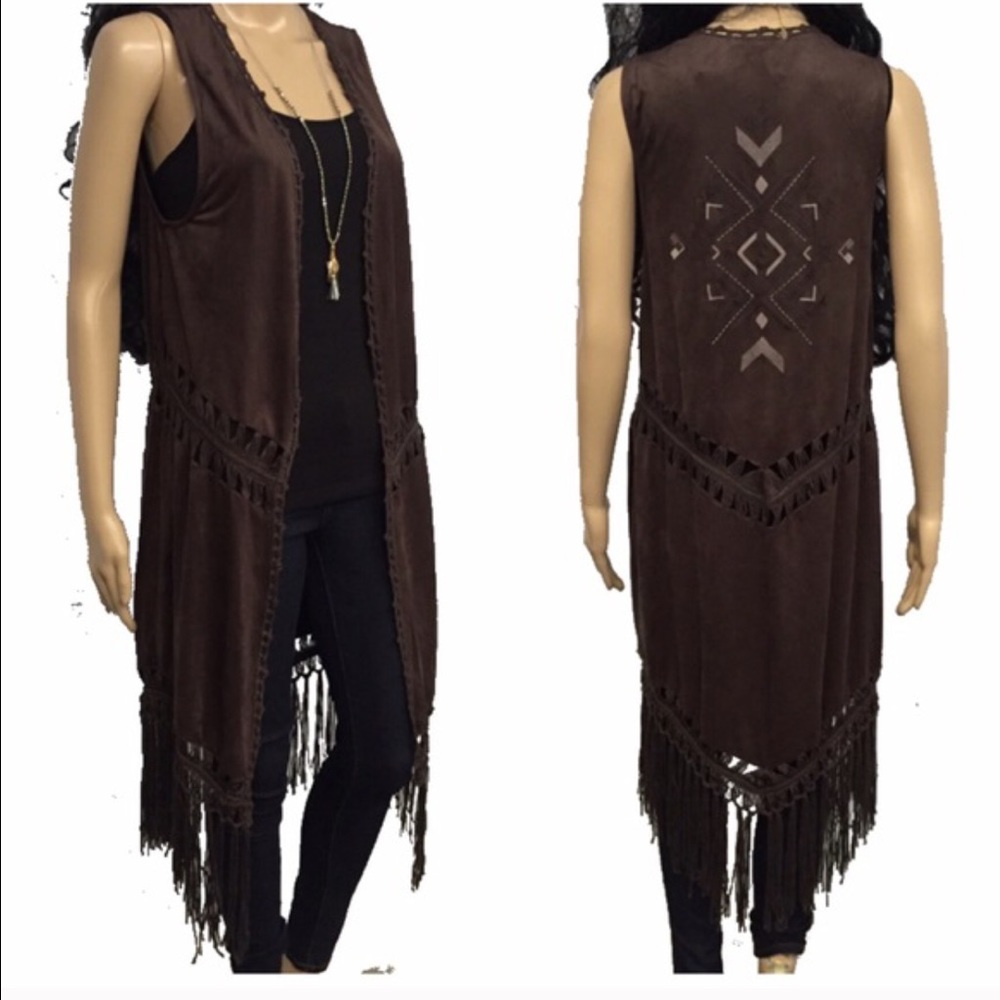 MISS ME Run Wild fringe vest NWOT! The buckle - Picture 1 of 6