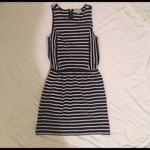 Navy and White Ann Taylor Loft dress