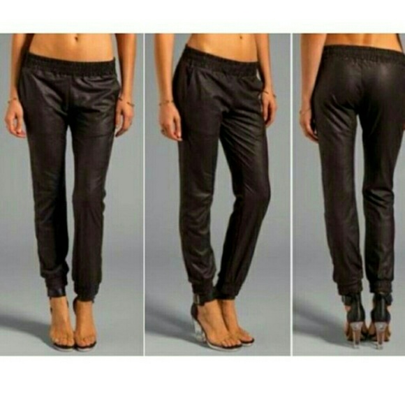 Sparkle + Fade Faux Leather Pants - Picture 2 of 4