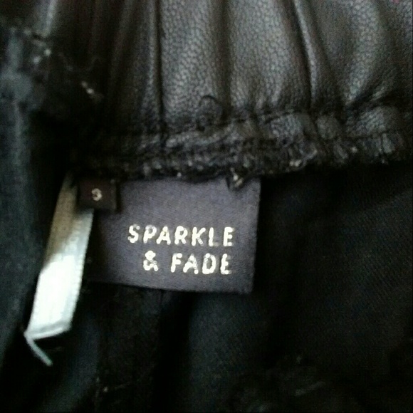 Sparkle + Fade Faux Leather Pants - Picture 4 of 4