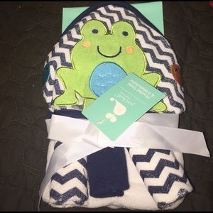 Baby hooded towel and wash cloths