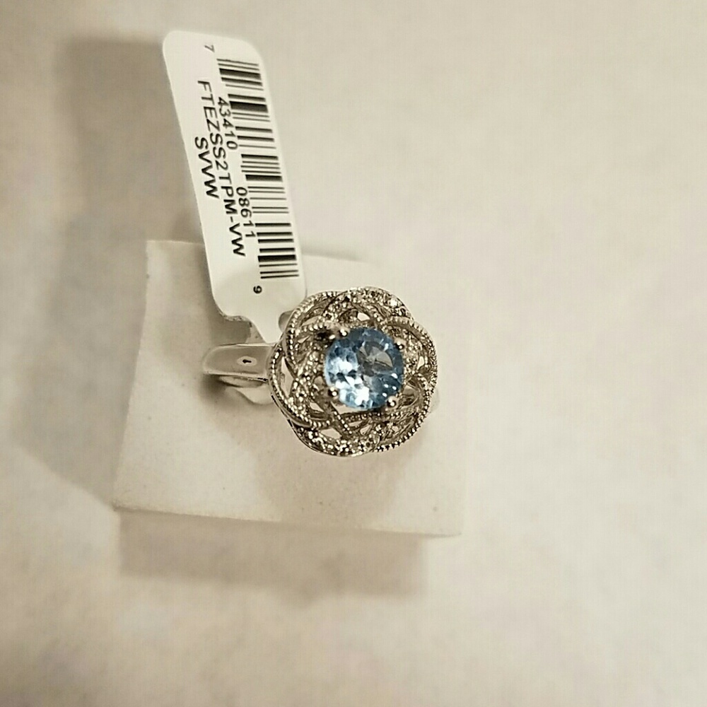 Simply Vera Vera Wang Blue Topaz Ring