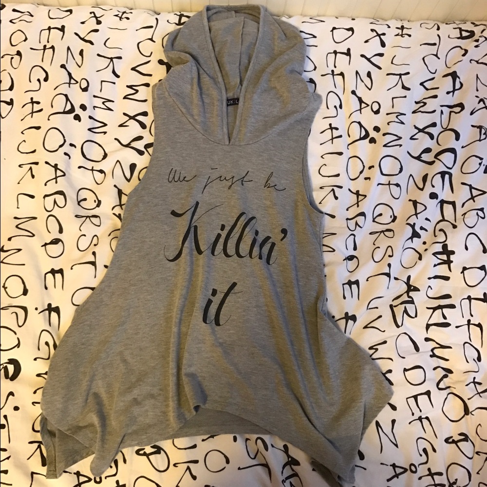 We Just Be Killin' It hooded top