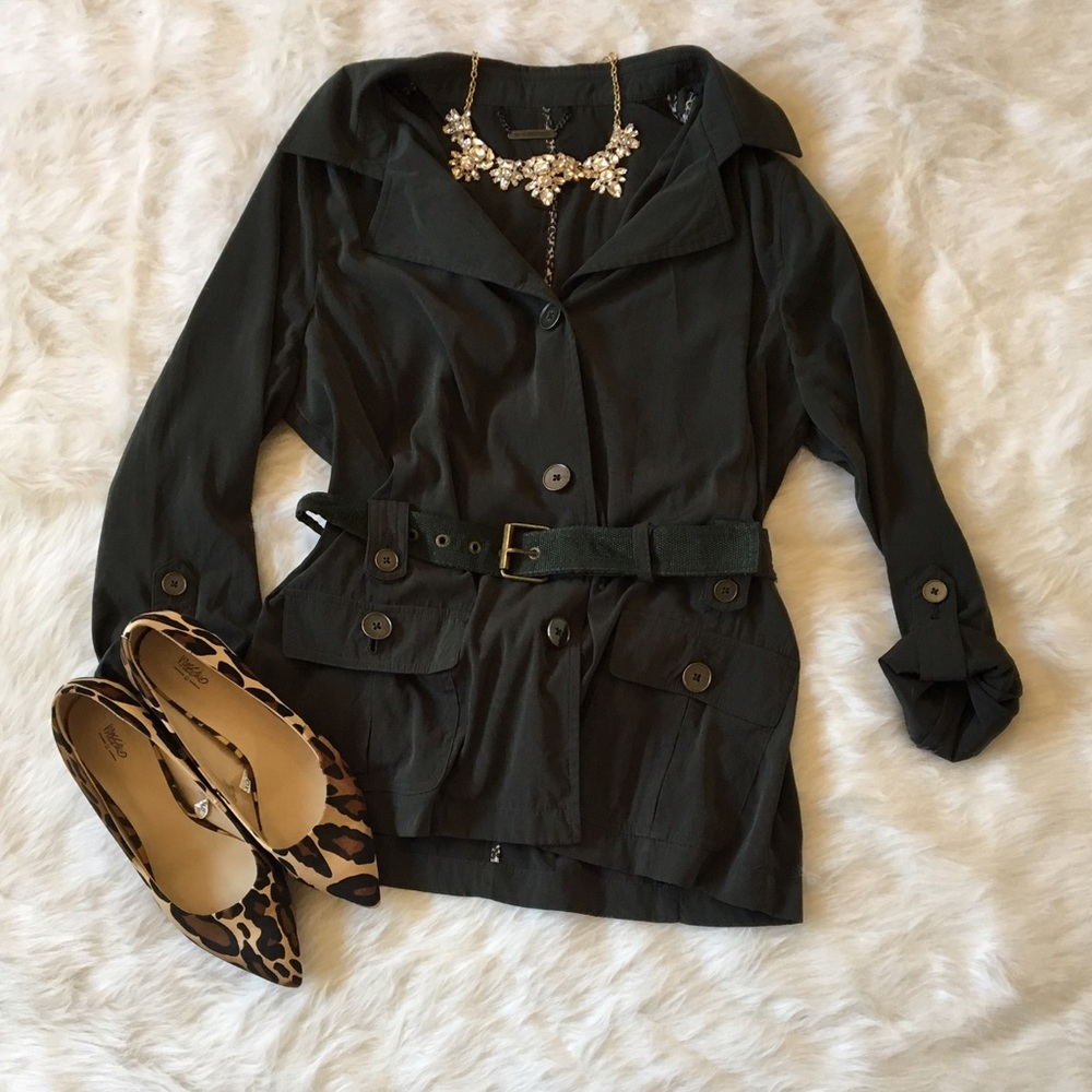 SALE Dana Buchman Green Lightweight Jacket