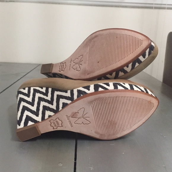 NWOT Ella Moss Evelyn Wedges - Picture 5 of 5