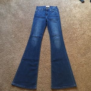 Frame le high flare denim