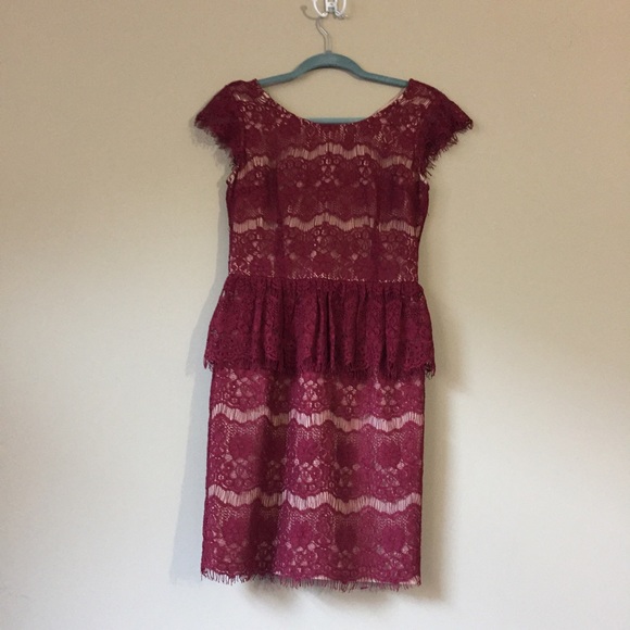 NWOT Anthropologie ruffle lace dress - Picture 2 of 8
