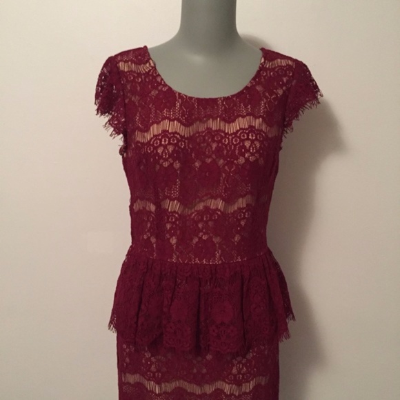 NWOT Anthropologie ruffle lace dress - Picture 8 of 8