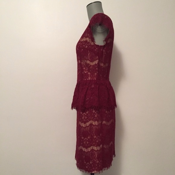 NWOT Anthropologie ruffle lace dress - Picture 7 of 8