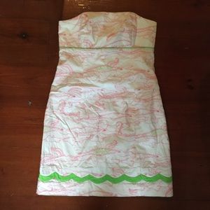 Lilly Pulitzer Strapless Shift Dress