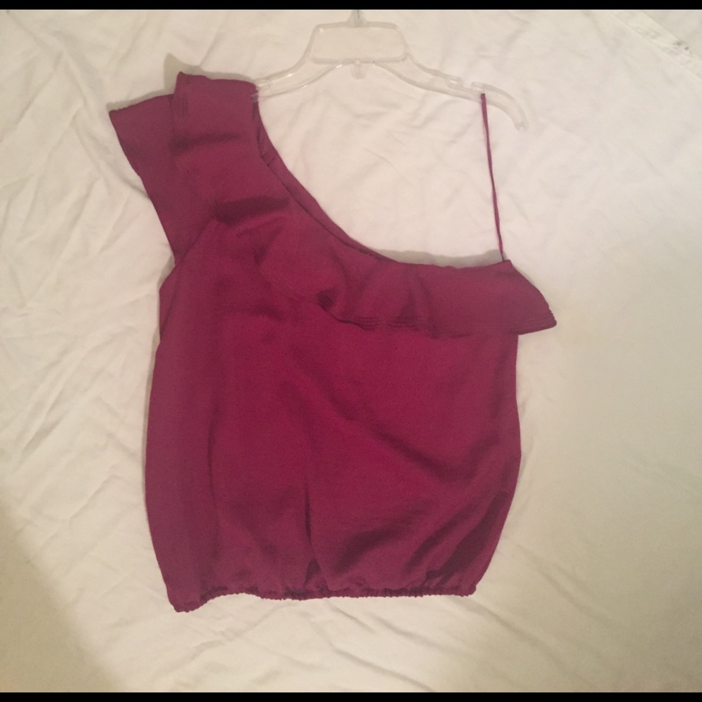 One shoulder blouse
