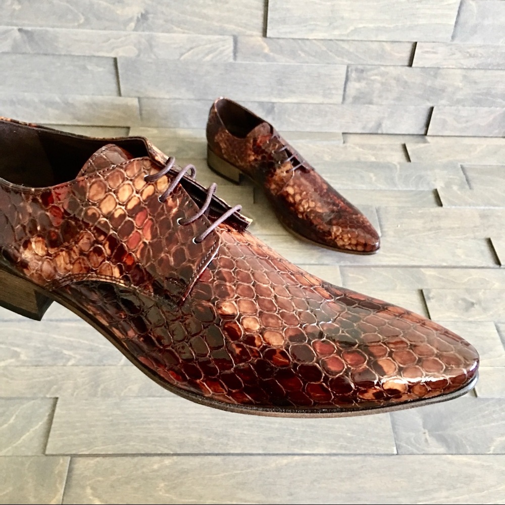  BRAND NEW patent Leather HandMade