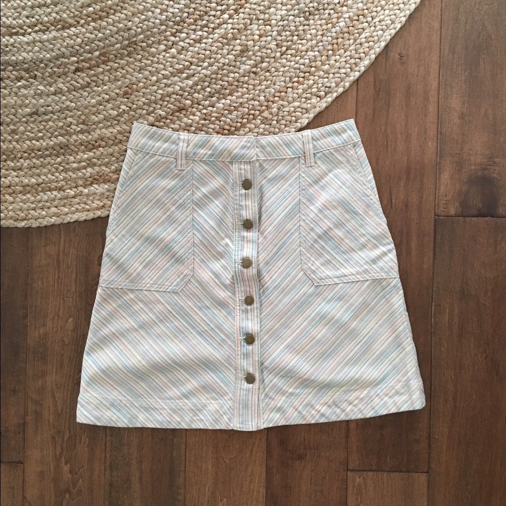 Anthropologie Pilcro Button-up Skirt Size 4