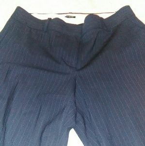 J. Crew blue pin-striped dress slacks size 6