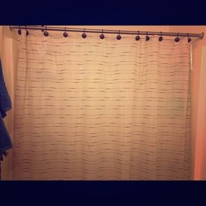 threshold shower curtain
