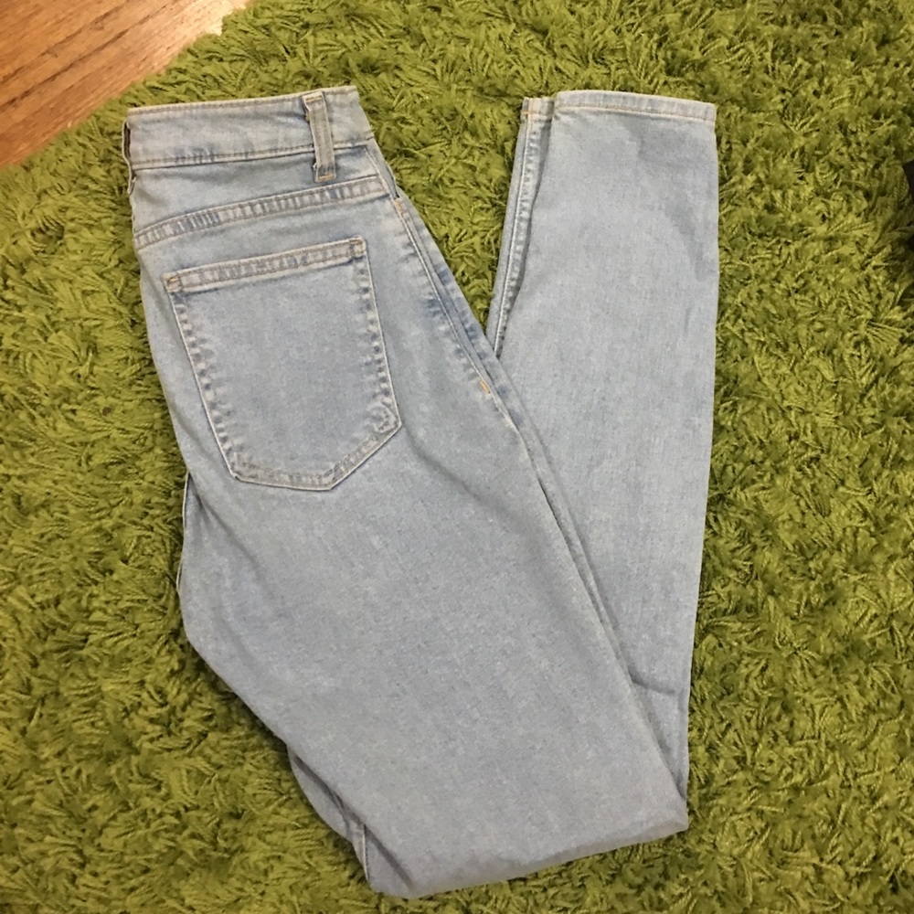 American Apparel High Waisted JEANS!