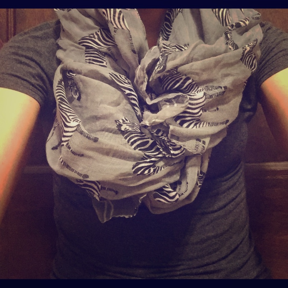 Zebra scarf
