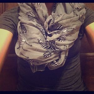 Zebra scarf