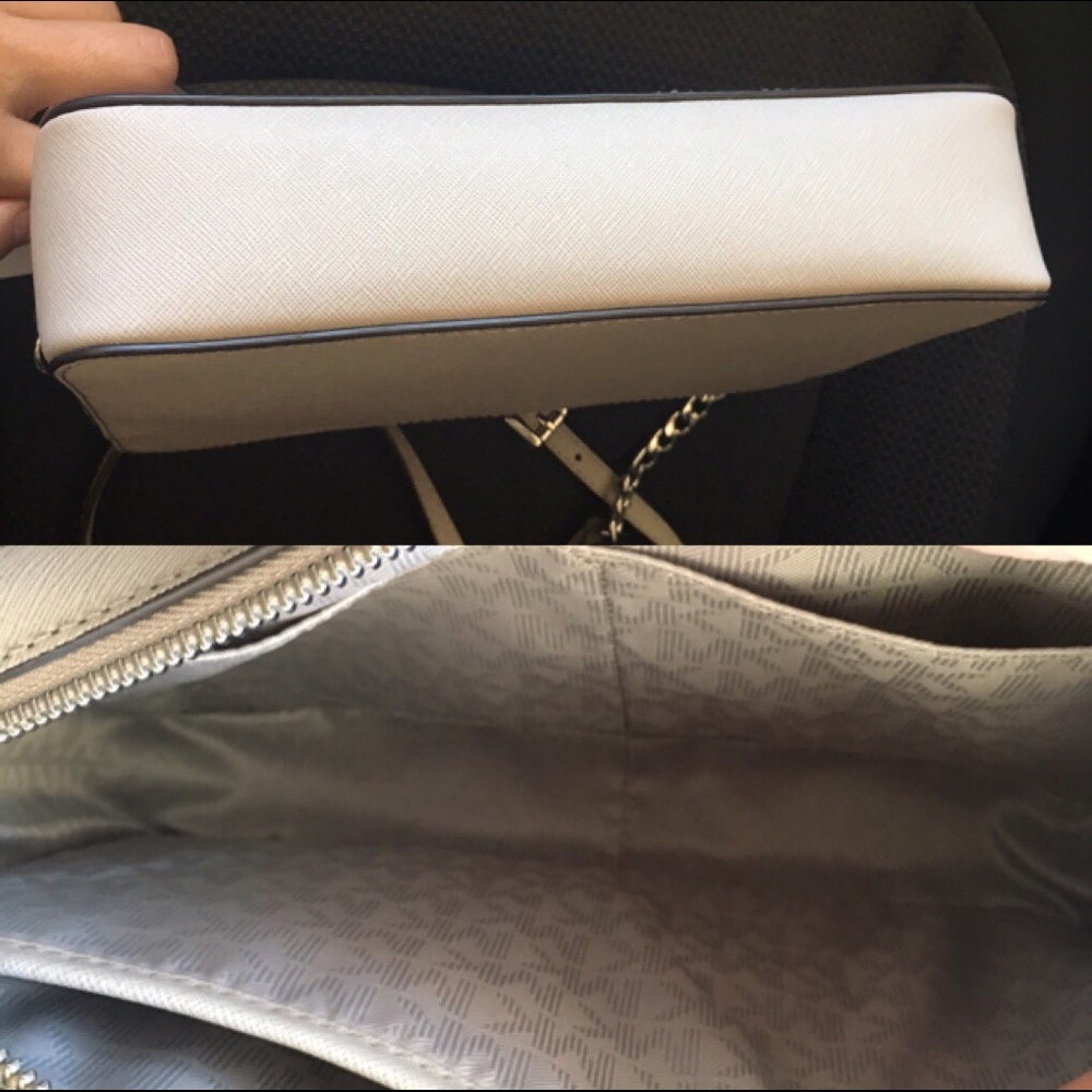 🚫Sold🚫MICHAEL KORS PERFORATED LEATHER CROSSBODY - Picture 3 of 6