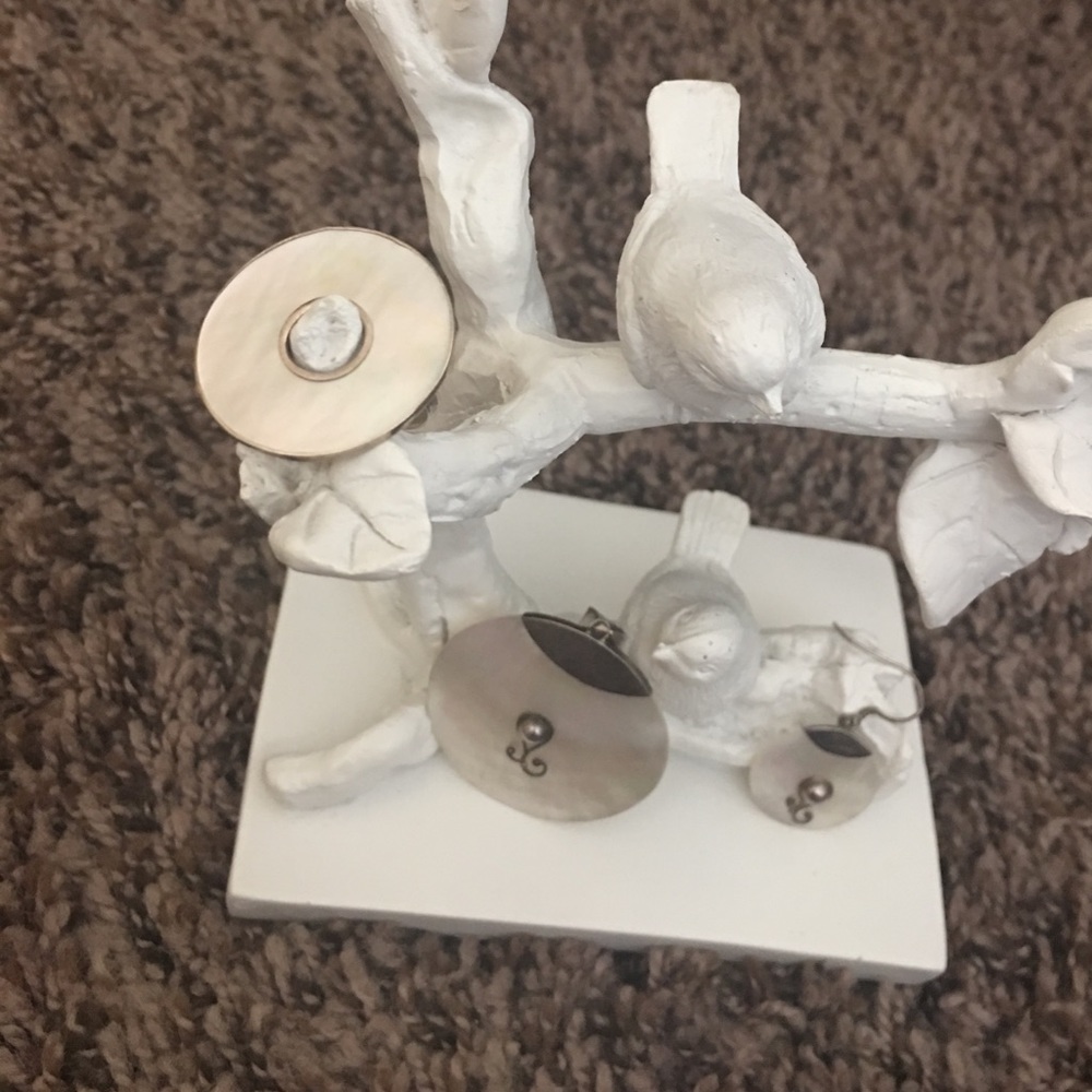 Pendant, ring, earring set of four peaces