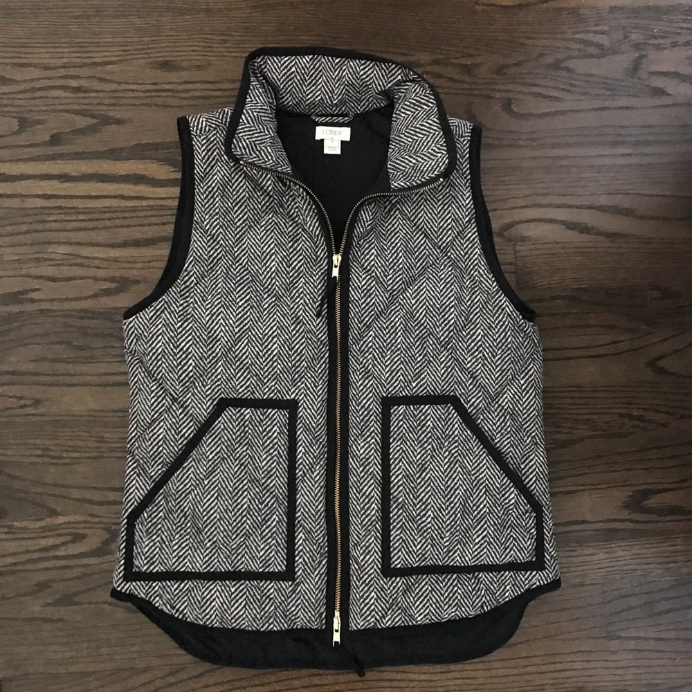 JCrew Herringbone vest