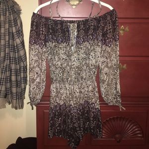 Free people XS off the shoulder romper